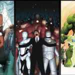 Moon Knight, Iron Man, and Brawn showcasing wealth, power, and superhero transformation side-by-side.