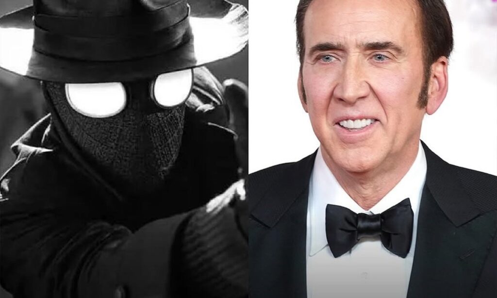 Nicolas Cage revealed as Spider-Noir in Prime Video series with intense noir costume.