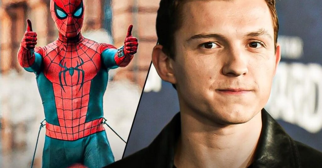 Tom Holland alongside Spider-Man suit, discussing his commitment to doing justice to Peter Parker.