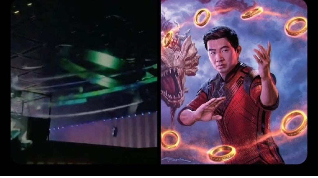 Did the light show reveal Dr. Doomwielding the ten rings in Avengers:Doomsday?